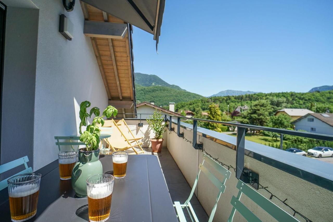 L'Azalée magnifique appartement au calme pour 4 personnes! Doussard Exterior foto
